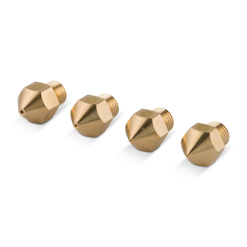 PrimaCreator CR-10S Pro mässingsmunstyckesset – 4 delar (0,20 / 0,40 / 0,60 / 0,80 mm)