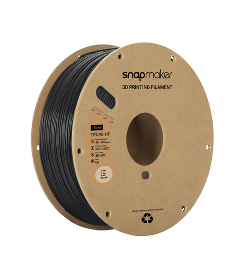 Snapmaker High Flow TPU95 Schwarz 1 kg