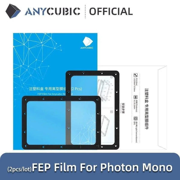 FEP-film med fästram för Anycubic Photon Mono