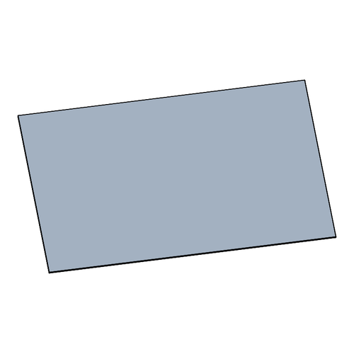 Mingda glasplatta 1300x810 mm – reservdel för MD-C02